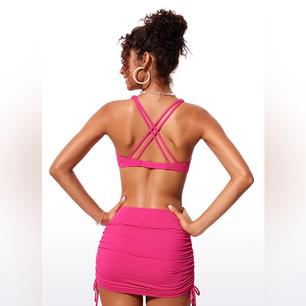 Sunshine Criss Cross Back Bikini Top - Picture 2 of 6